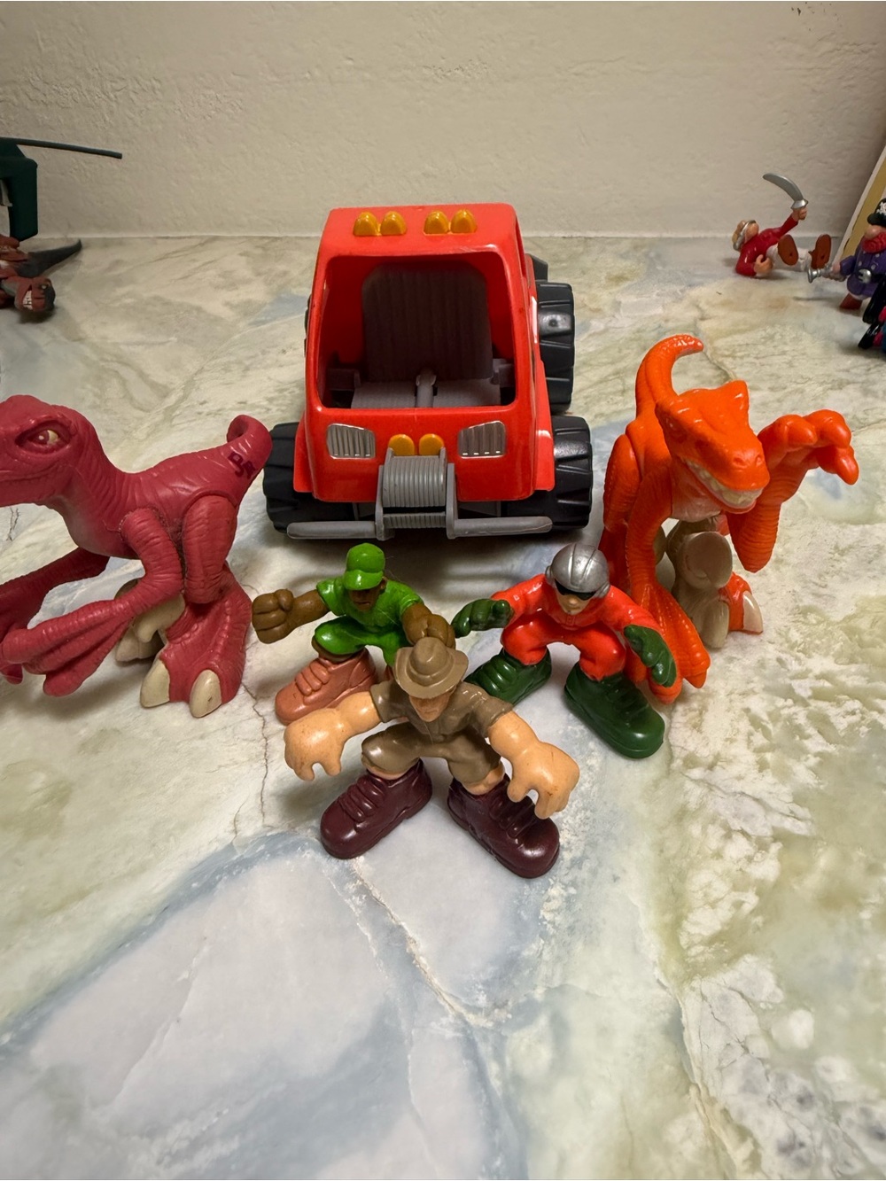 Playskool Jurassic Park Dinosaur Junior Rapture Capture Action Figure Set